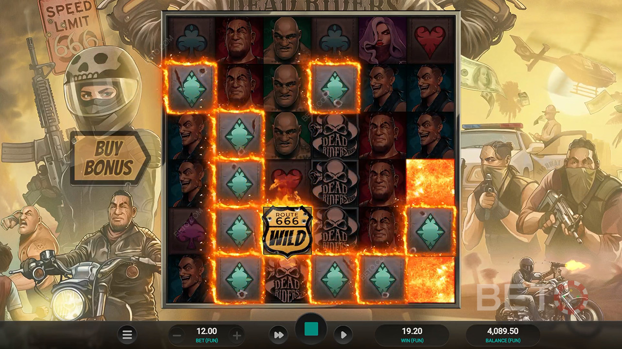 مراجعة مسار الدراجين الموتى من BETO Slots