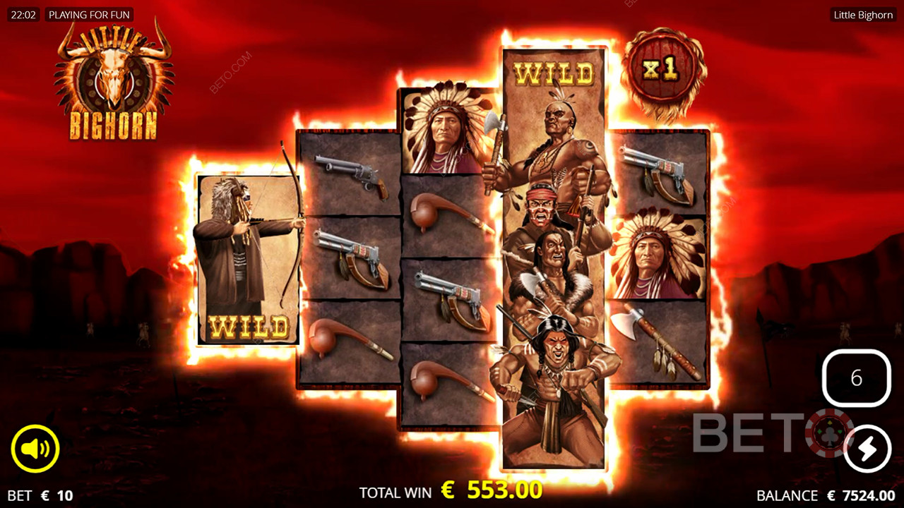 مراجعة Little Bighorn من BETO Slots