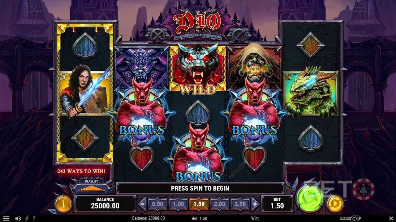 مراجعة لعبة Dio Killing The Dragon من BETO Slots