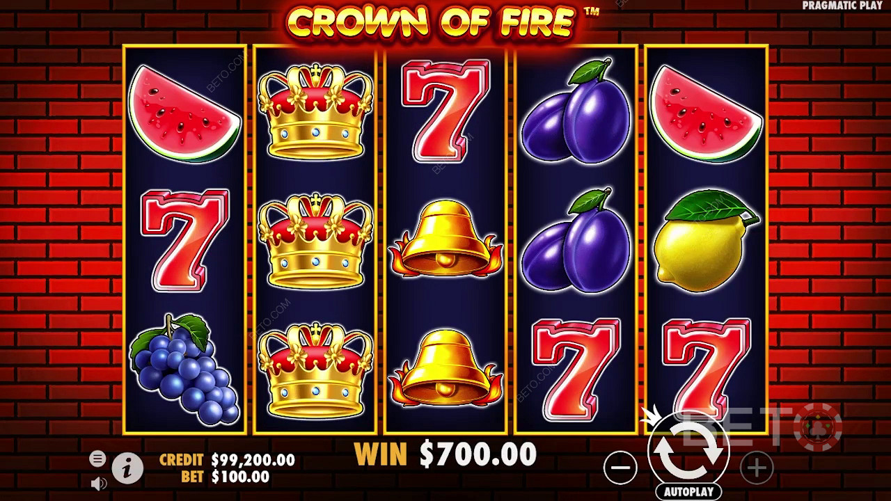 مراجعة تاج النار من قبل BETO Slots