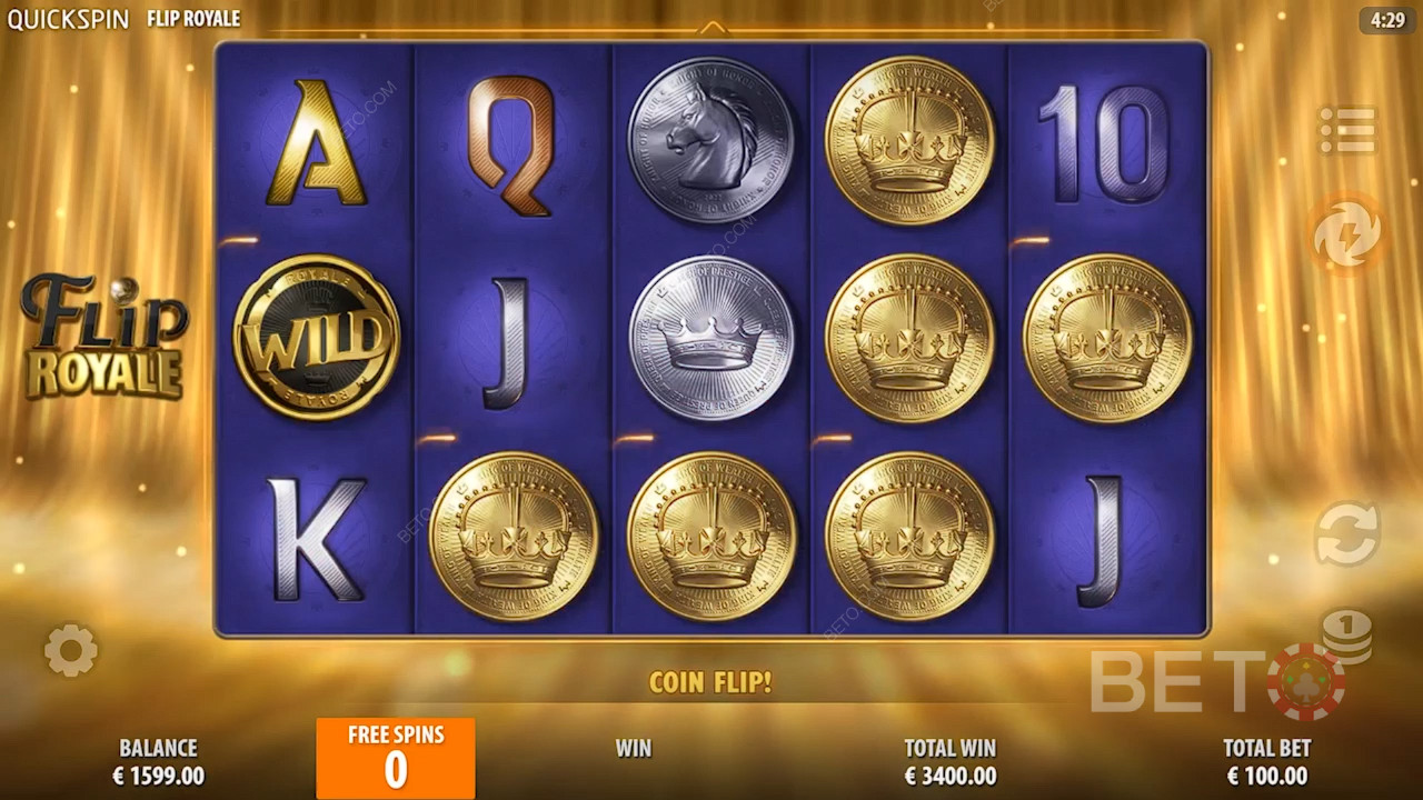 مراجعة Flip Royale من BETO Slots