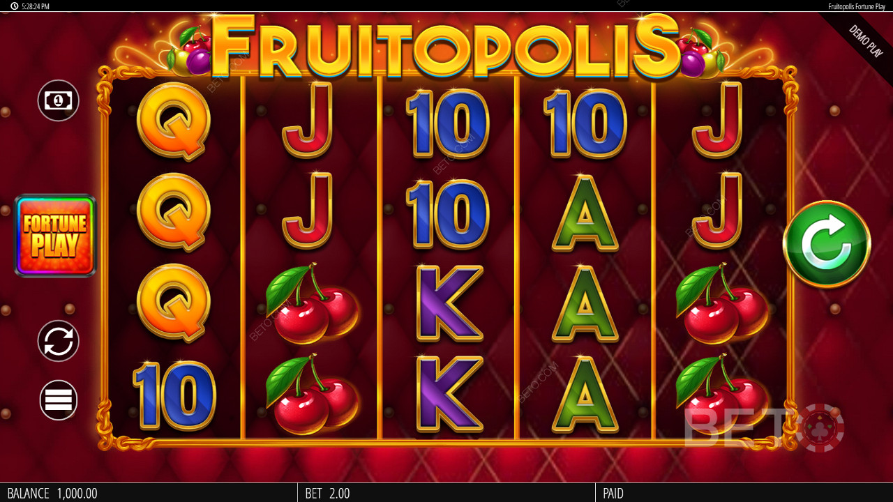 Fruitopolis Fortune Play اللعب المجاني