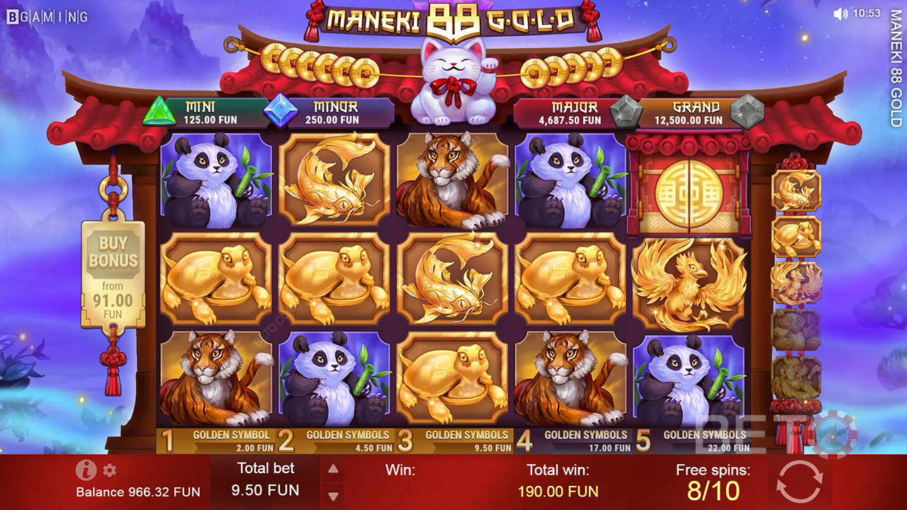 مراجعة Maneki 88 Gold بواسطة BETO Slots