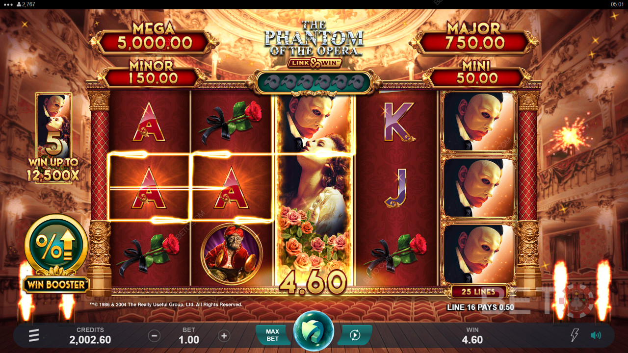 مراجعة رابط شبح الأوبرا ومراجعة الفوز من قِبل BETO Slots