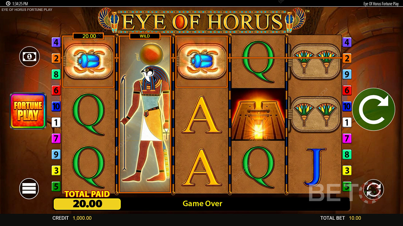 Eye of Horus Fortune Play اللعب المجاني