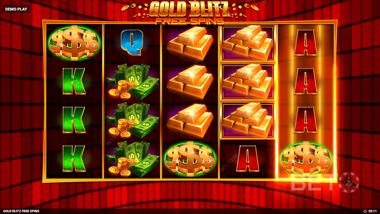 Gold Blitz Free Spins اللعب المجاني
