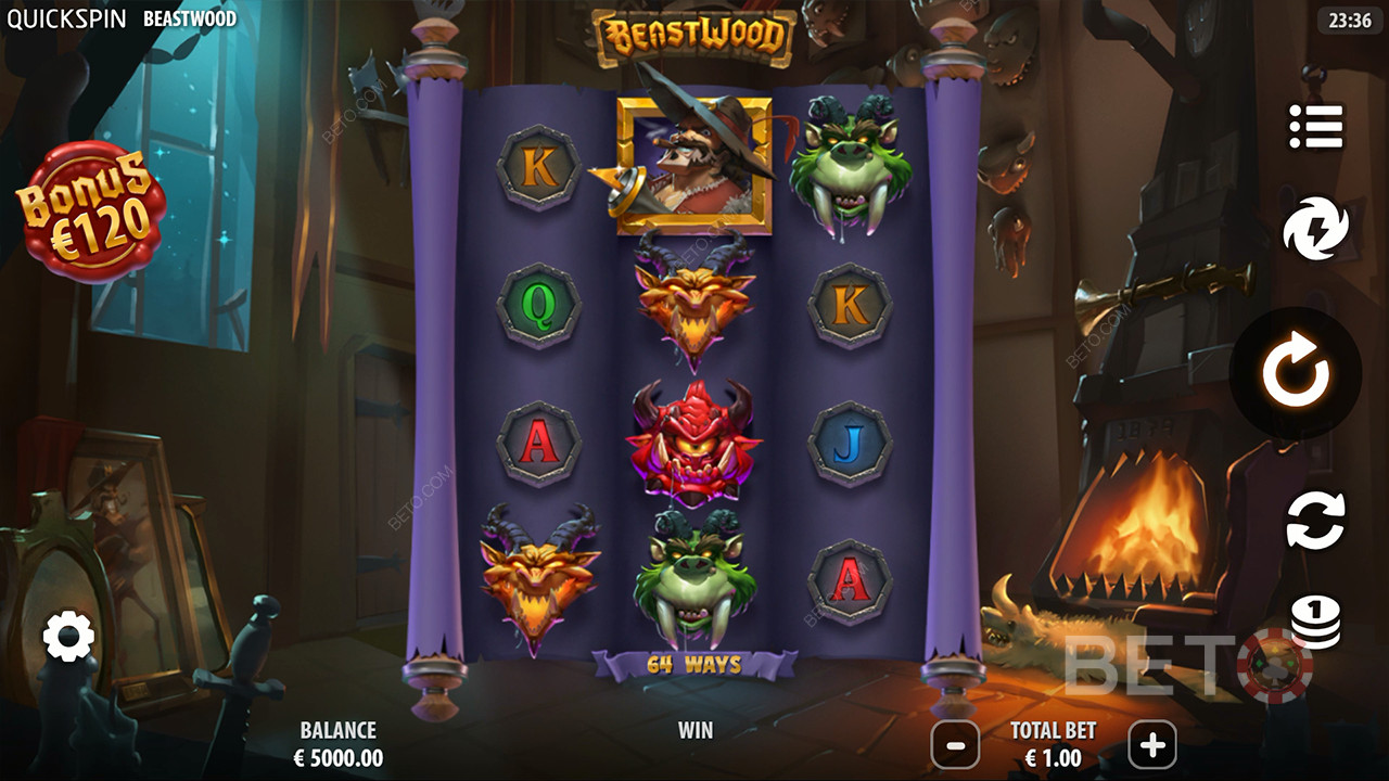 مراجعة Beastwood من BETO Slots