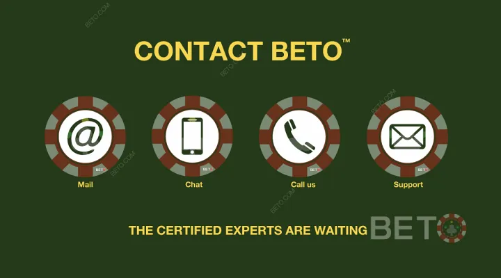 اتصل بـ BETO - خبراء القمار ينتظرون!