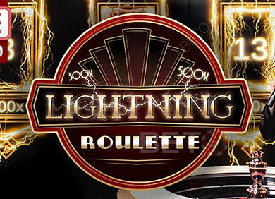 Lightning Roulette هي مثال ممتاز على استخدام استراتيجية 24 + 8 Roulette