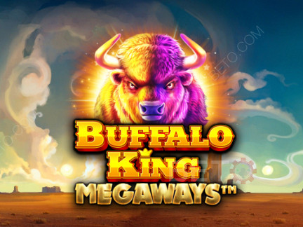 جرب الألعاب التجريبية المجانية ذات الخمس بكرات على BETO مع Buffalo King Megaways.