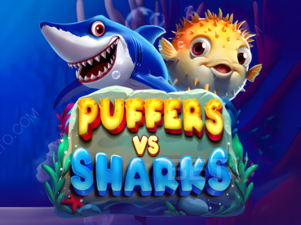 Puffers Vs Sharks نسخة تجريبية