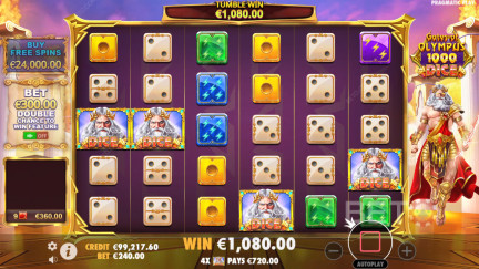 Gates of Olympus 1000 Dice ماكينة القمار - لعب مجاني ومراجعات (2025)